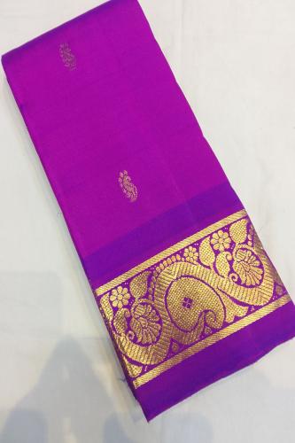THIRUBHUVANAM HF ZARI SILK SAREE 550 MTS